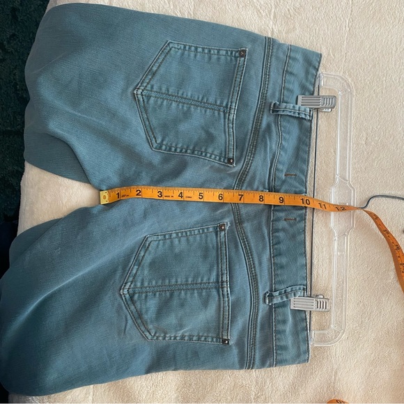 a1983-B3 - Free People - Size 27 Woman Bottoms ~ Jeans & Blue Color, Green - Picture 7 of 11